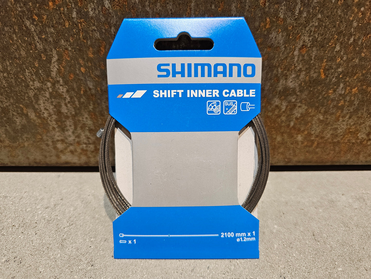 SHIMANO EDELSTAHL SCHALTZUG SUS 1,2MM X 2100MM