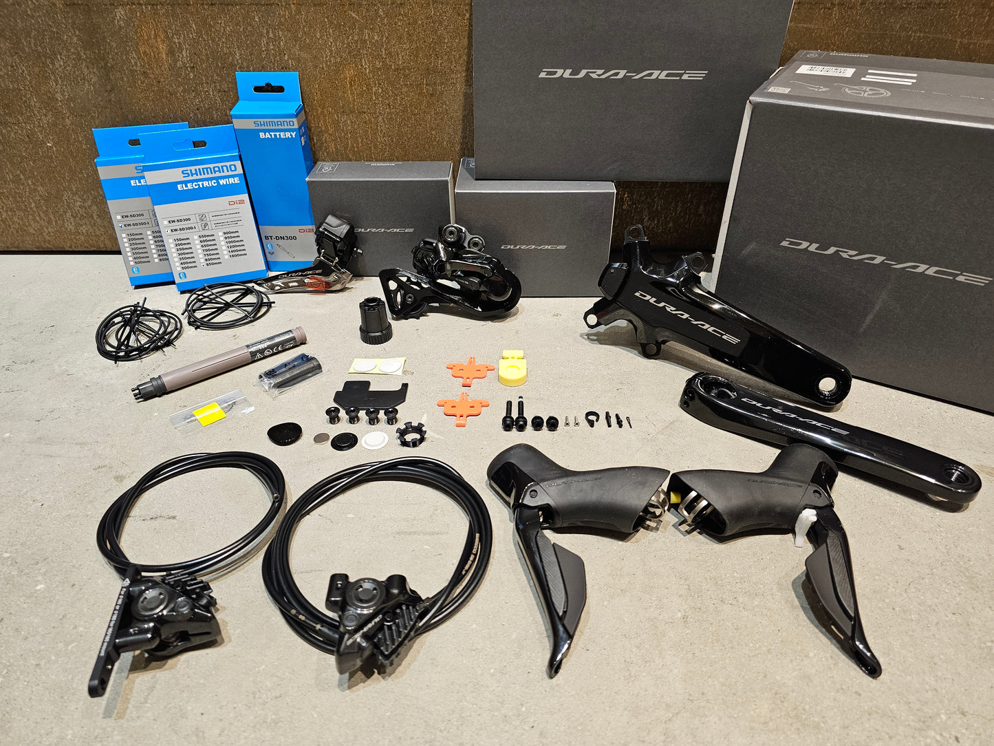 SHIMANO DURA ACE DI2 9270 SCHALTGRUPPE INKL POWERMETER 2 x 12 fach