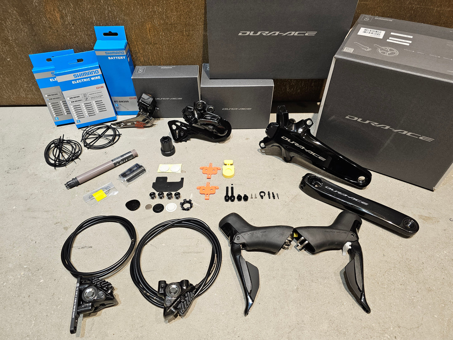 SHIMANO DURA ACE DI2 9270 SCHALTGRUPPE INKL POWERMETER 2 x 12 fach