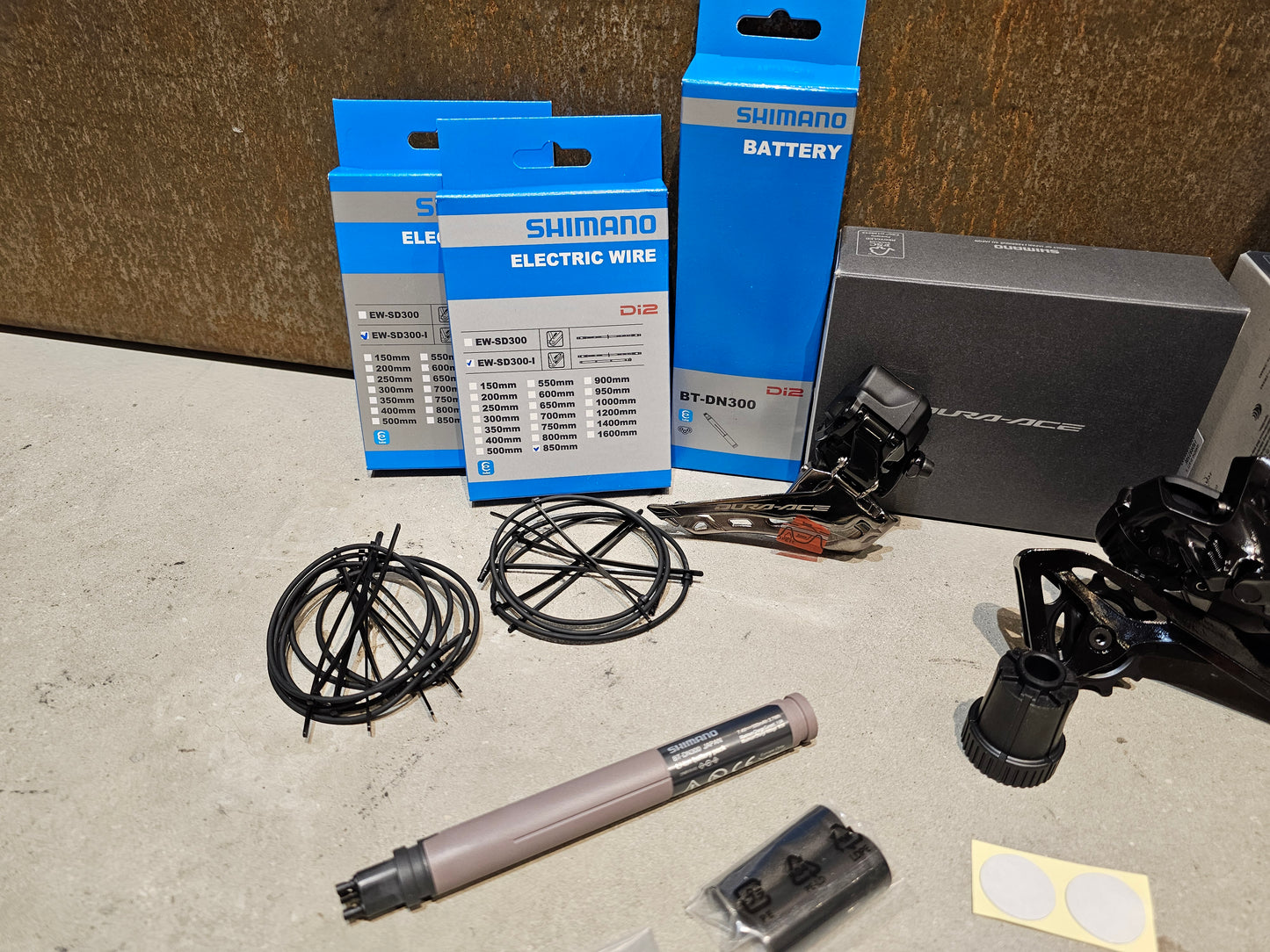 SHIMANO DURA ACE DI2 9270 SCHALTGRUPPE INKL POWERMETER 2 x 12 fach