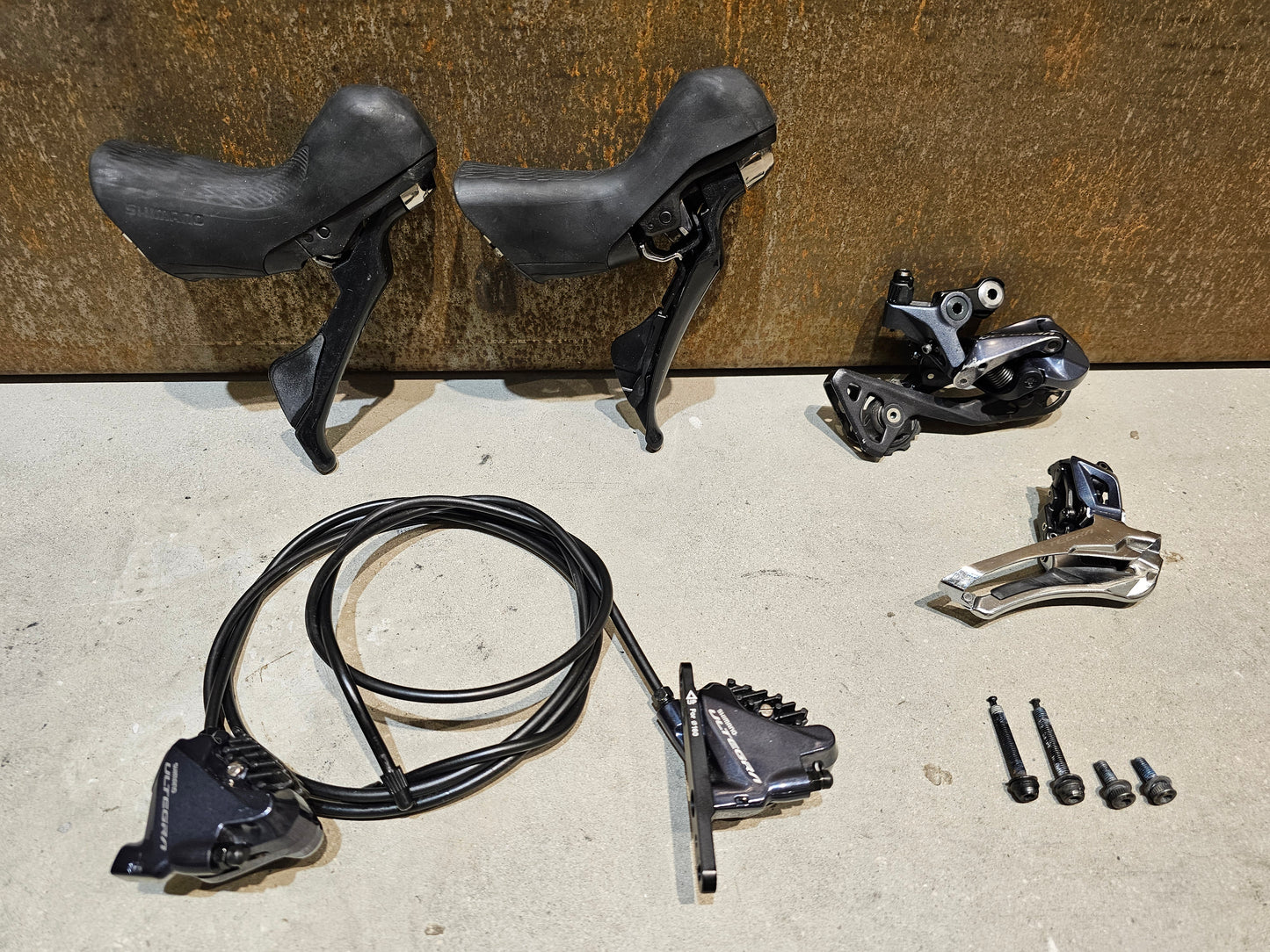 SHIMANO ULTEGRA 8020 DISC SCHALTGRUPPE FD / RD / SHIFTER 2 x 11 FACH
