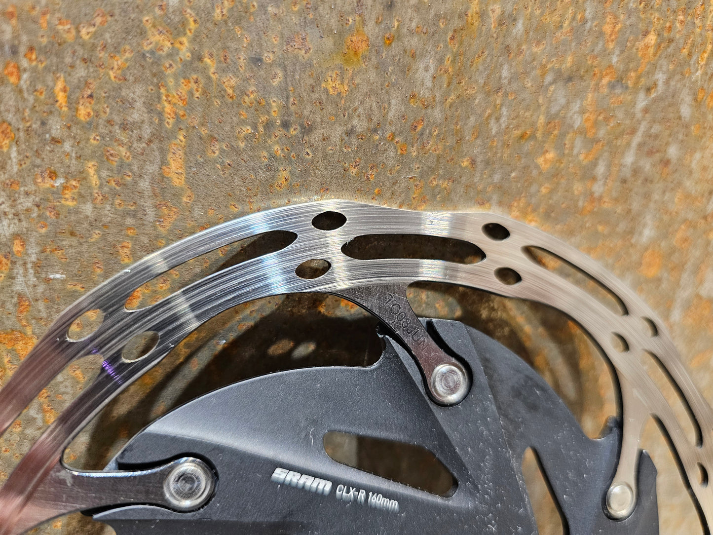 2X BREMSSCHEIBE SRAM CENTERLINE CENTERLOCK CLX 160MM GEBRAUCHT