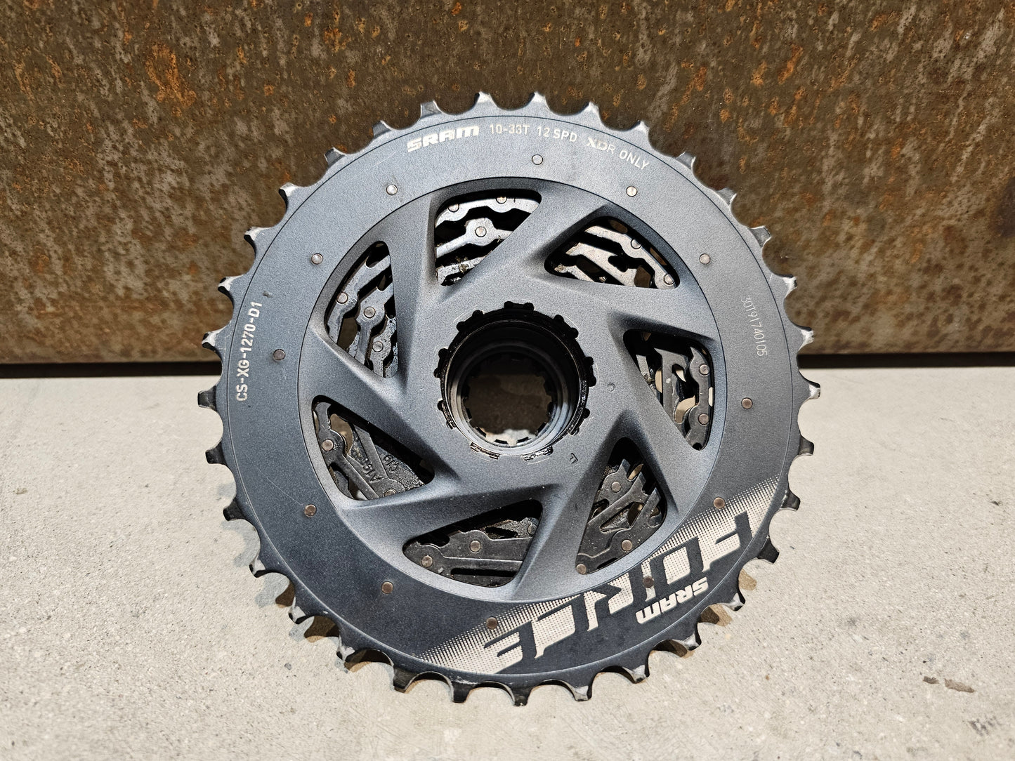 SRAM FORCE XG 1270 KASSETTE 10-33 ZAHNKRANZ GEBRAUCHT
