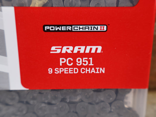 SRAM PC-951 POWERCHAIN II KETTE / 9-FACH / 114 GLIEDER / INKL. POWERLINK