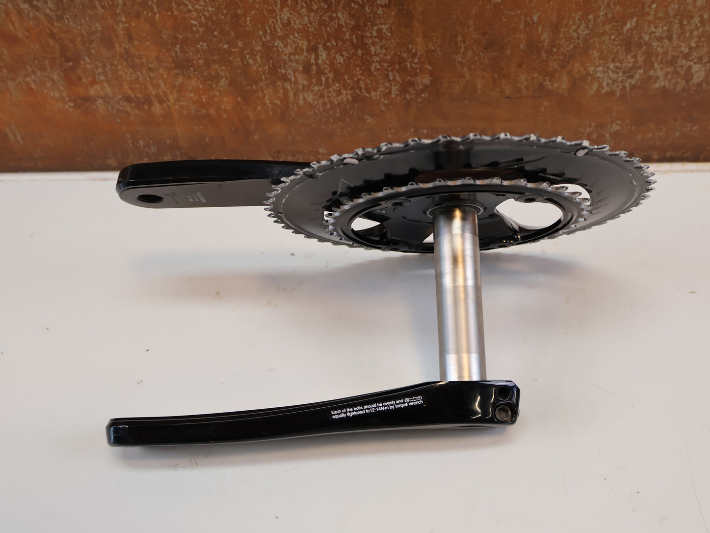 SHIMANO DURA-ACE FC-R9100 / HIGH-END RENNRAD KURBELGARNITUR / 50-34 ZÄHNE / 165 MM