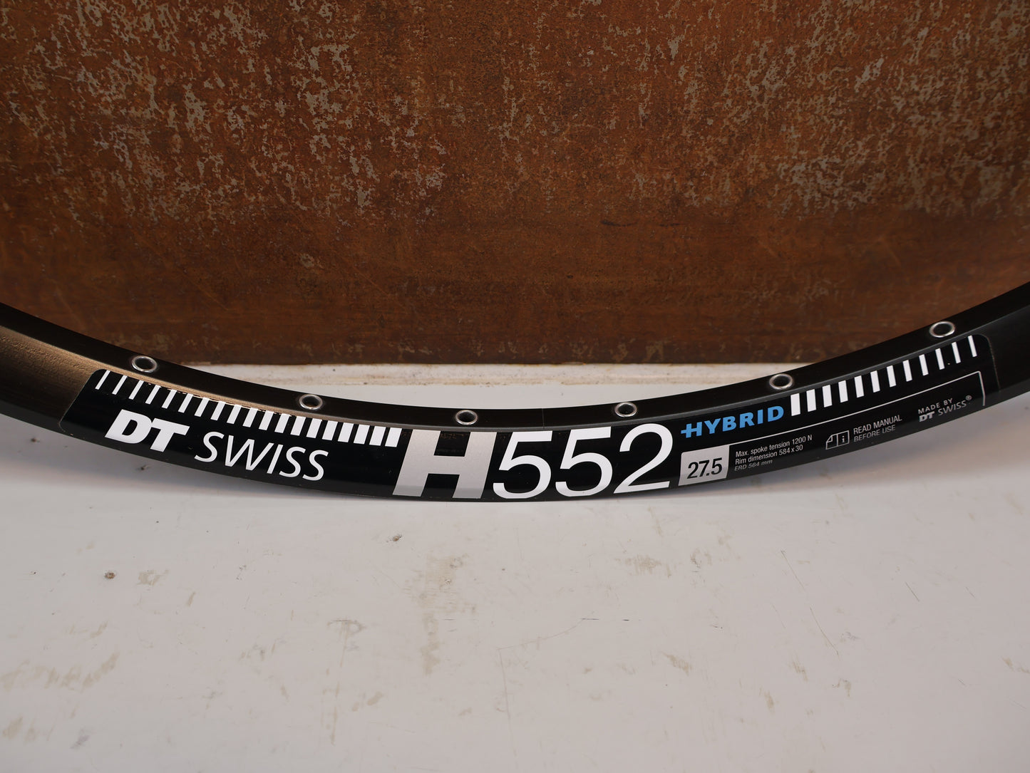 DT SWISS H 552 27 5 ZOLL MTB FELGE 30MM 36H 580G
