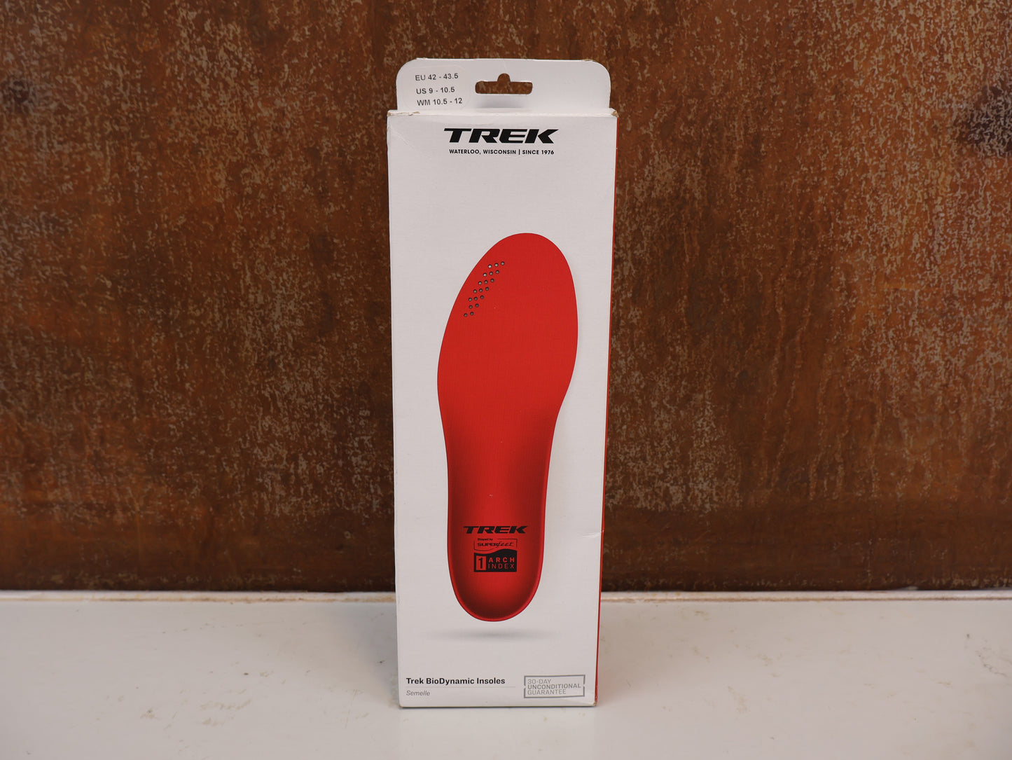 TREK BIODYNAMIC EINLEGESOHLEN / FAHRRADSCHUHE ERGONOMISCH FLACH ROT