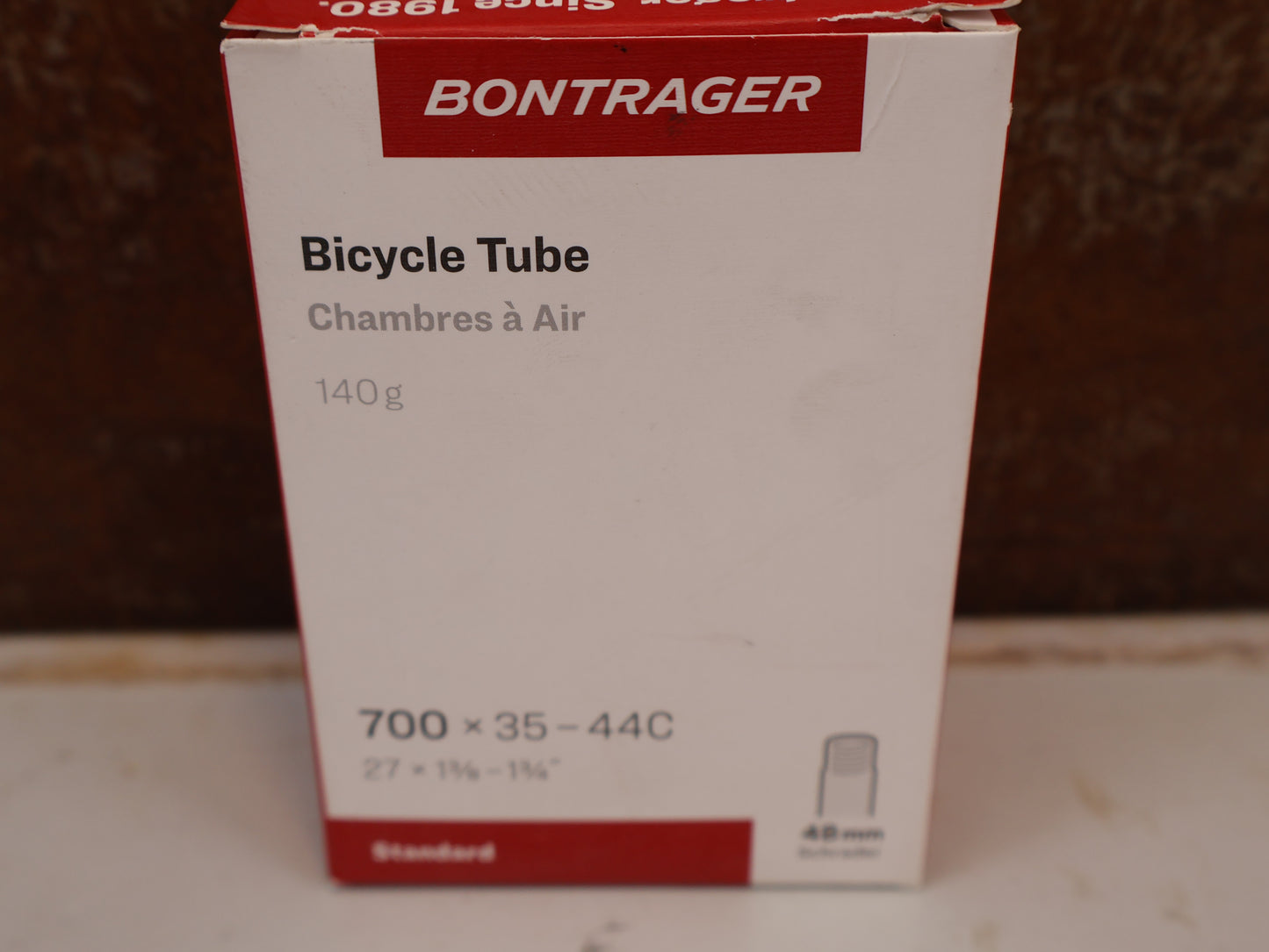 BONTRAGER SCHLAUCH 28 ZOLL SCHRADER AUTOVENTIL 48MM / HAN 432456