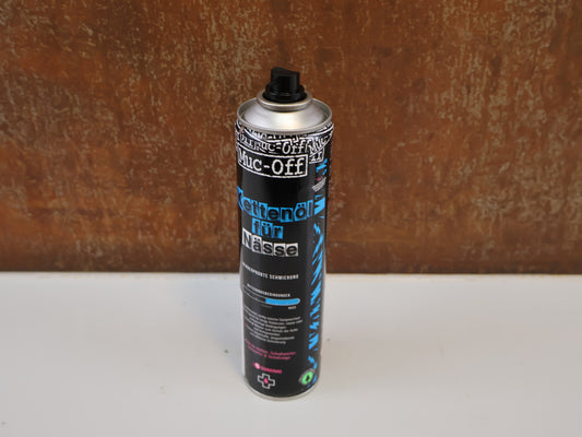 MUC-OFF WET WEATHER LUBE / KETTENSPRAY NÄSSE / 400ML / ANTI-KORROSION