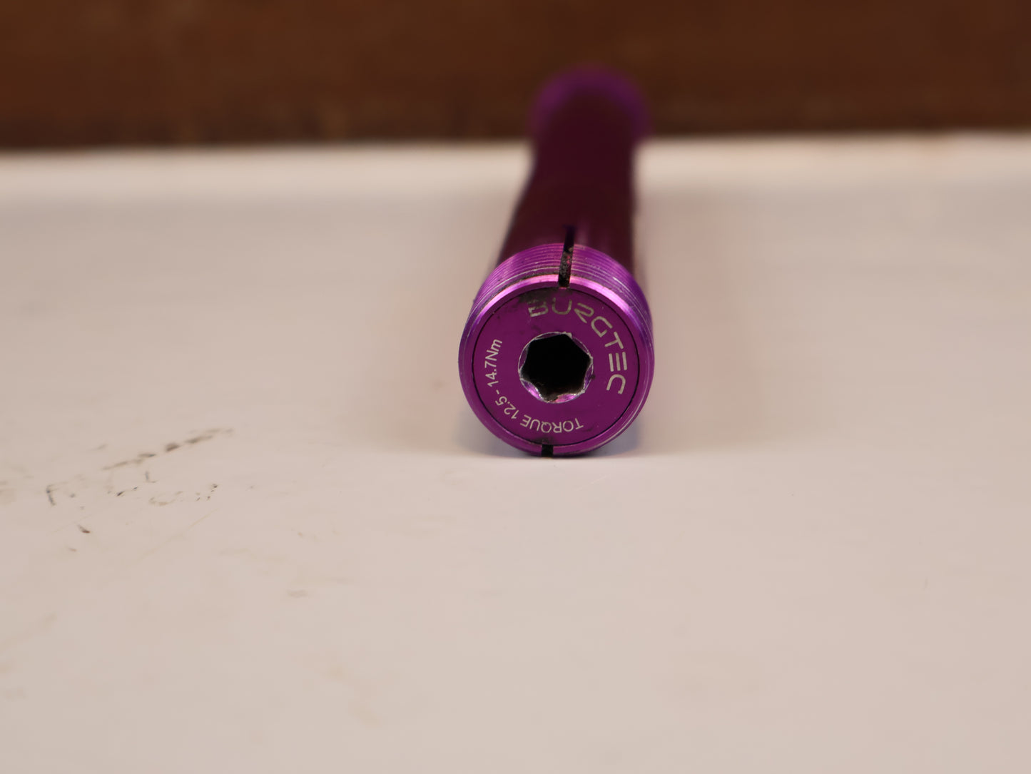 BURGTEC STECKACHSE ROCKSHOX BOXXER 20X110 PURPLE RAIN