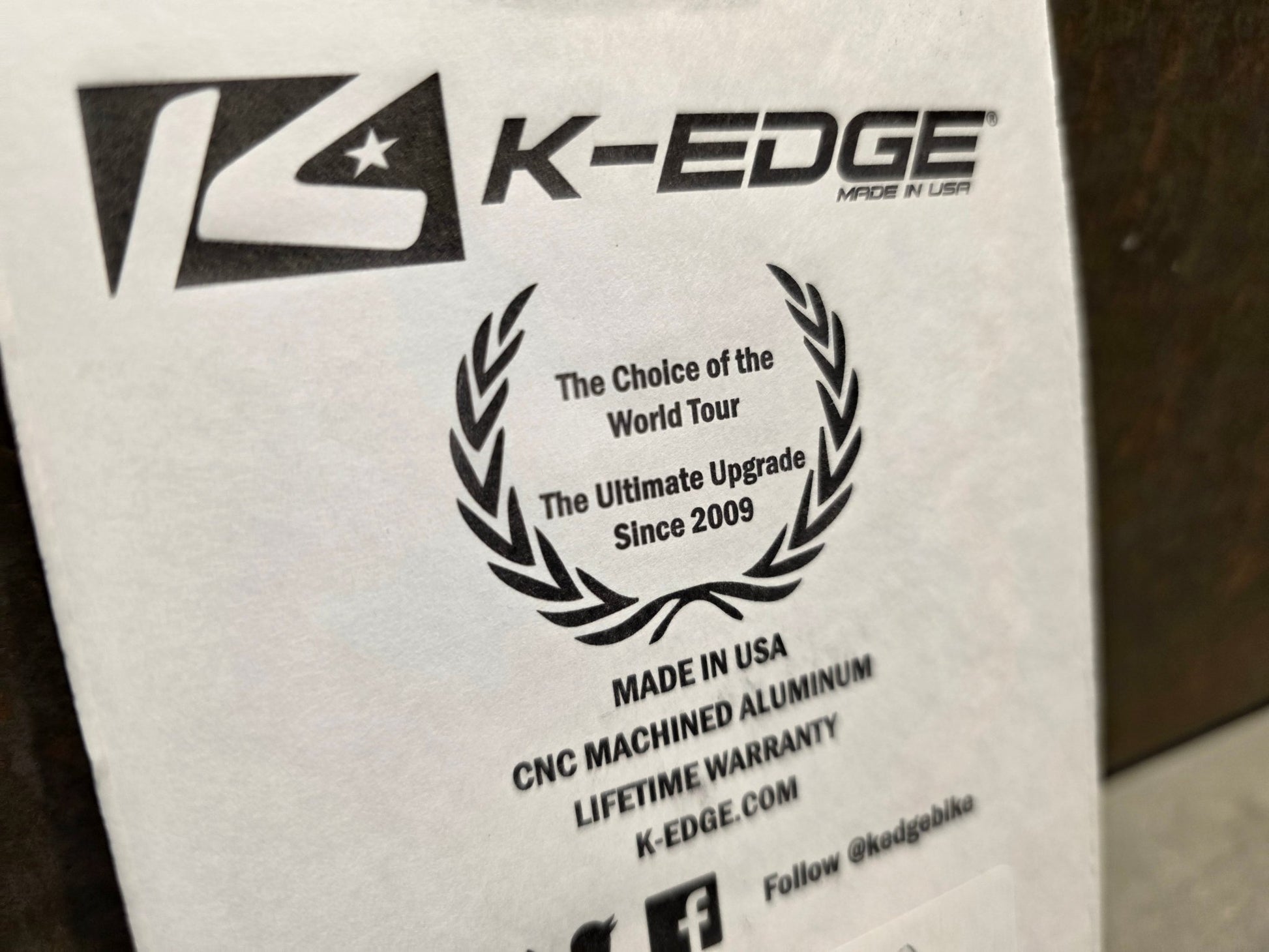 Computerhalterung von K - Edge, K - EDGE RSL LENKER - /VORBAUEINHEIT COMPUTERMOUNT / WAHOO vor USEDBIKES - OB.DE Hintergrund