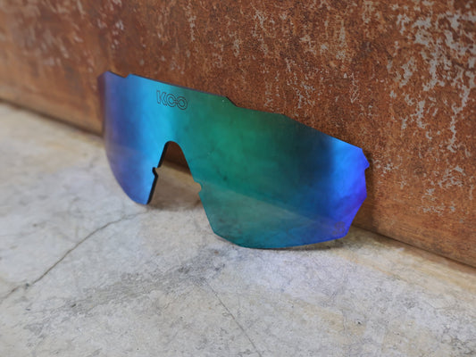 Brillen Zubehör & Ersatzteile von Koo, KOO ALIBI LENS ERSATZGLAS – RED BULL BORA HANSGROHE EDITION – GREEN MIRROR vor USEDBIKES - OB.DE Hintergrund