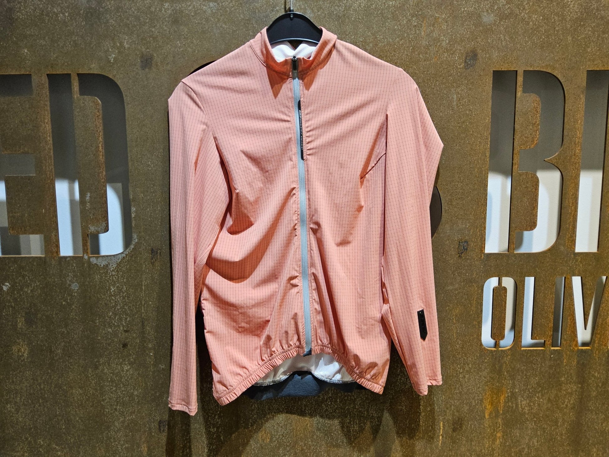 Trikot Damen von Q36.5, Q36.5 JERSEY LONG SLEEVE L1 WOMAN PINSTRIPE X / LANGARM TRIKOT / ROSA ANTICO in variant_title vor USEDBIKES - OB.DE Hintergrund