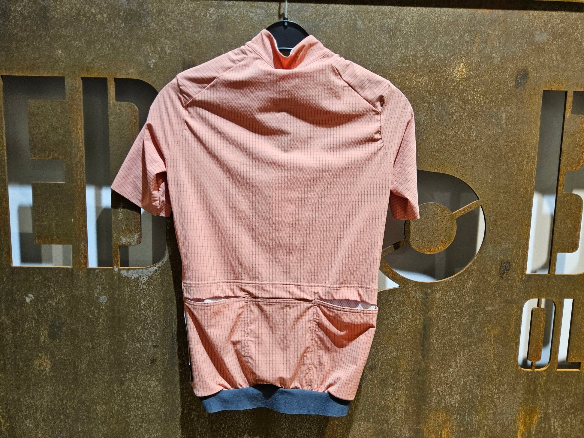 Trikot Damen von Q36.5, Q36.5 JERSEY SHORT SLEEVE L1 WOMAN PINSTRIPE X / KURZARM TRIKOT / ROSA ANTICO in variant_title vor USEDBIKES - OB.DE Hintergrund