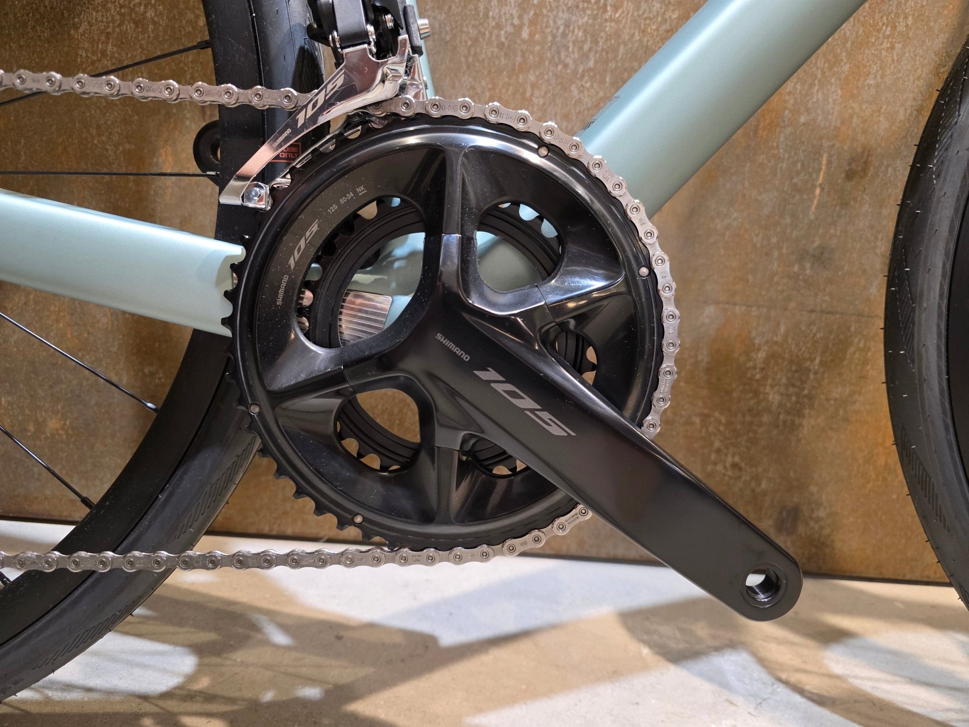 Rennrad von Scott, SCOTT ADDICT 40 / ICEBERG GREEN / M vor USEDBIKES - OB.DE Hintergrund