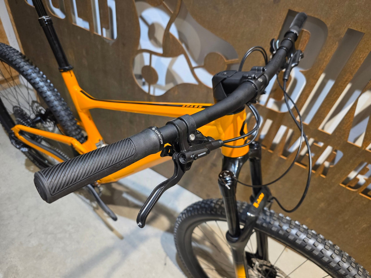 Mountainbike von Scott, SCOTT SPARK 970 / L vor USEDBIKES - OB.DE Hintergrund