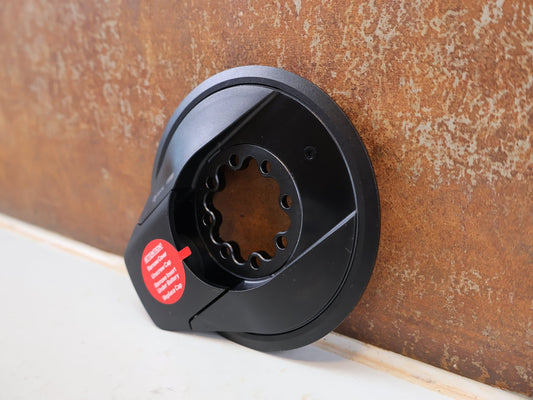 Powermeter von Sram, SRAM RED AXS XPLR Power Meter Spider E1 Thread Mount PM-AXS-SPDR-E1 vor USEDBIKES-OB.DE Hintergrund
