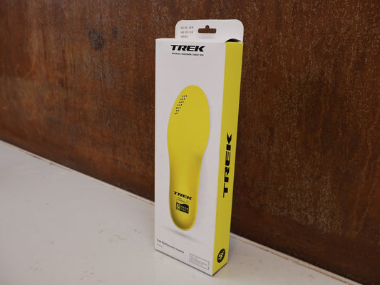 Sonstiges von Trek, TREK BIODYNAMIC EINLEGESOHLEN / FAHRRADSCHUHE MITTELHOCH GELB vor USEDBIKES-OB.DE Hintergrund
