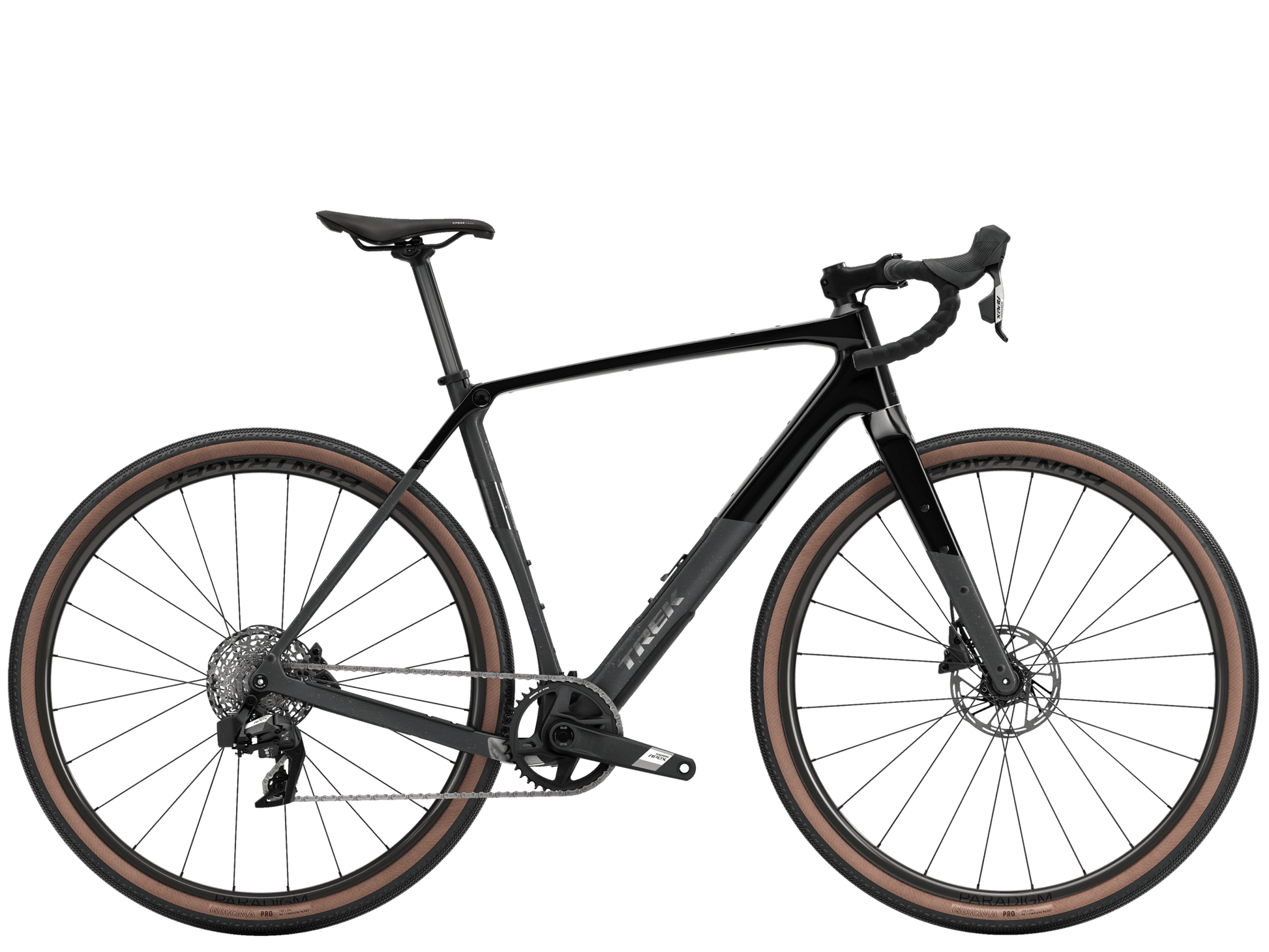 Gravel/Cyclocross von Trek, TREK CHECKPOINT SL 5 AXS GEN 3 / TREK BLACK / M vor USEDBIKES - OB.DE Hintergrund