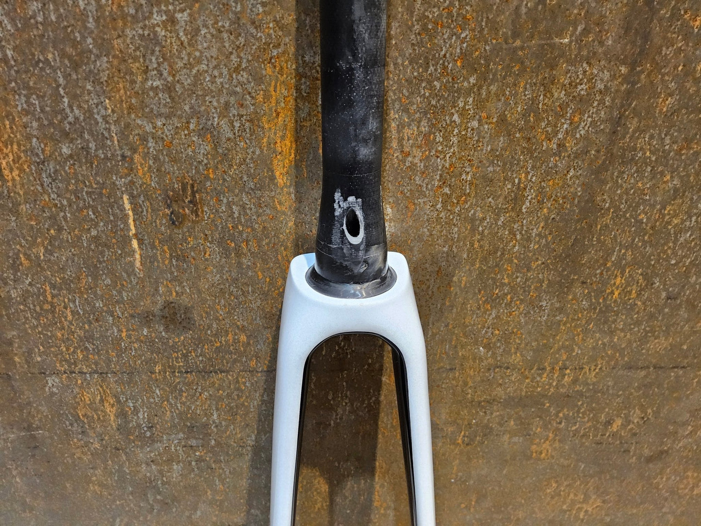 Federgabel, Gabel & Dämpfer von Trek, TREK MADONE SL GEN 8 GABEL / 700C RIGID FORK / WHITE GREY vor USEDBIKES - OB.DE Hintergrund