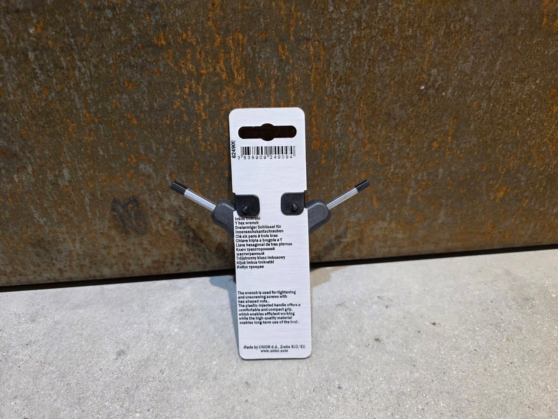 Luftpumpen & Werkzeug von Unior, UNIOR 3 - WAY HEX WRENCH / INNENSECHSKANNT SCHLÜSSEL vor USEDBIKES - OB.DE Hintergrund