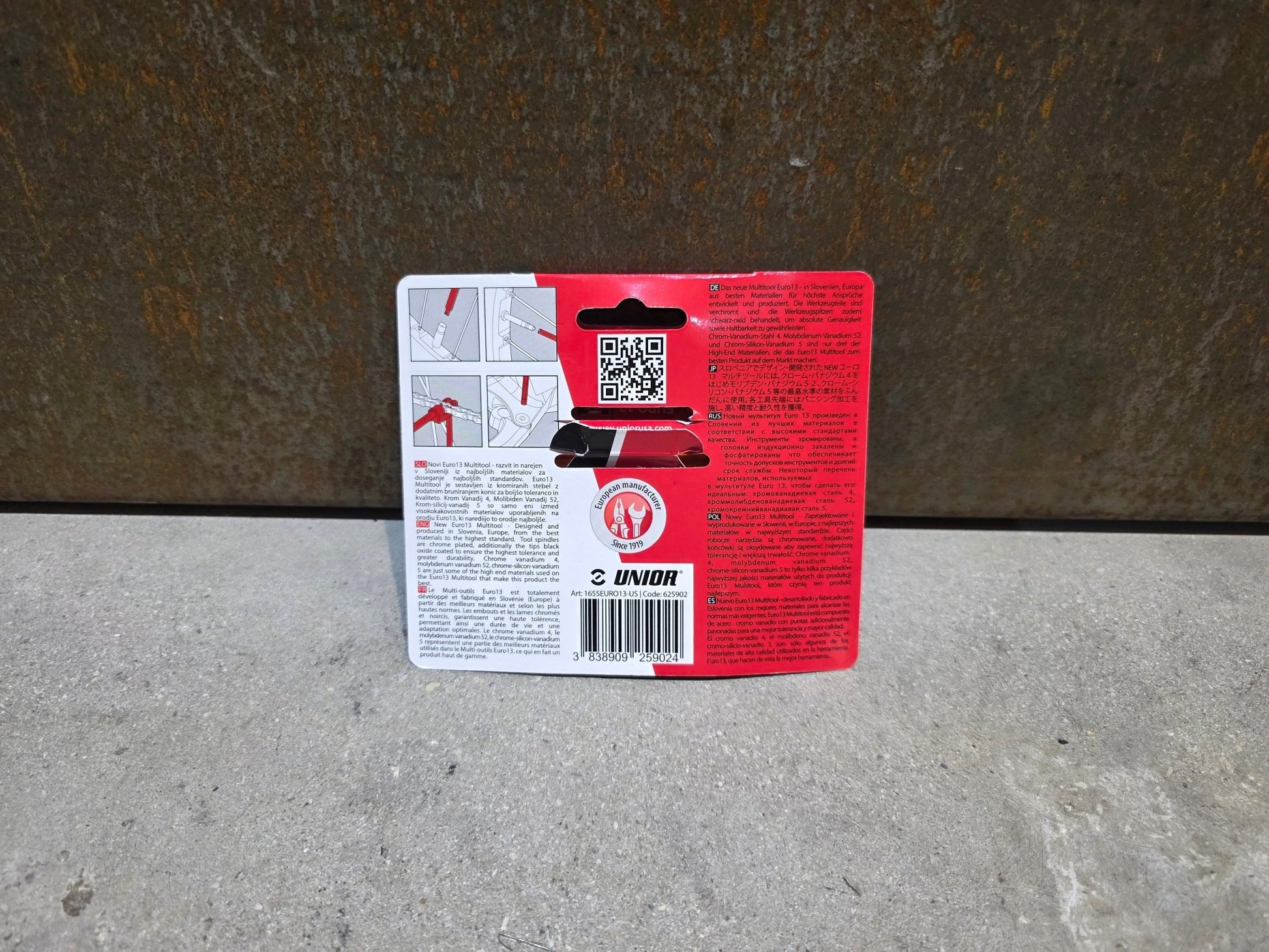 Luftpumpen & Werkzeug von Unior, UNIOR MULTITOOL EURO13 / MINIWERKZEUG vor USEDBIKES - OB.DE Hintergrund