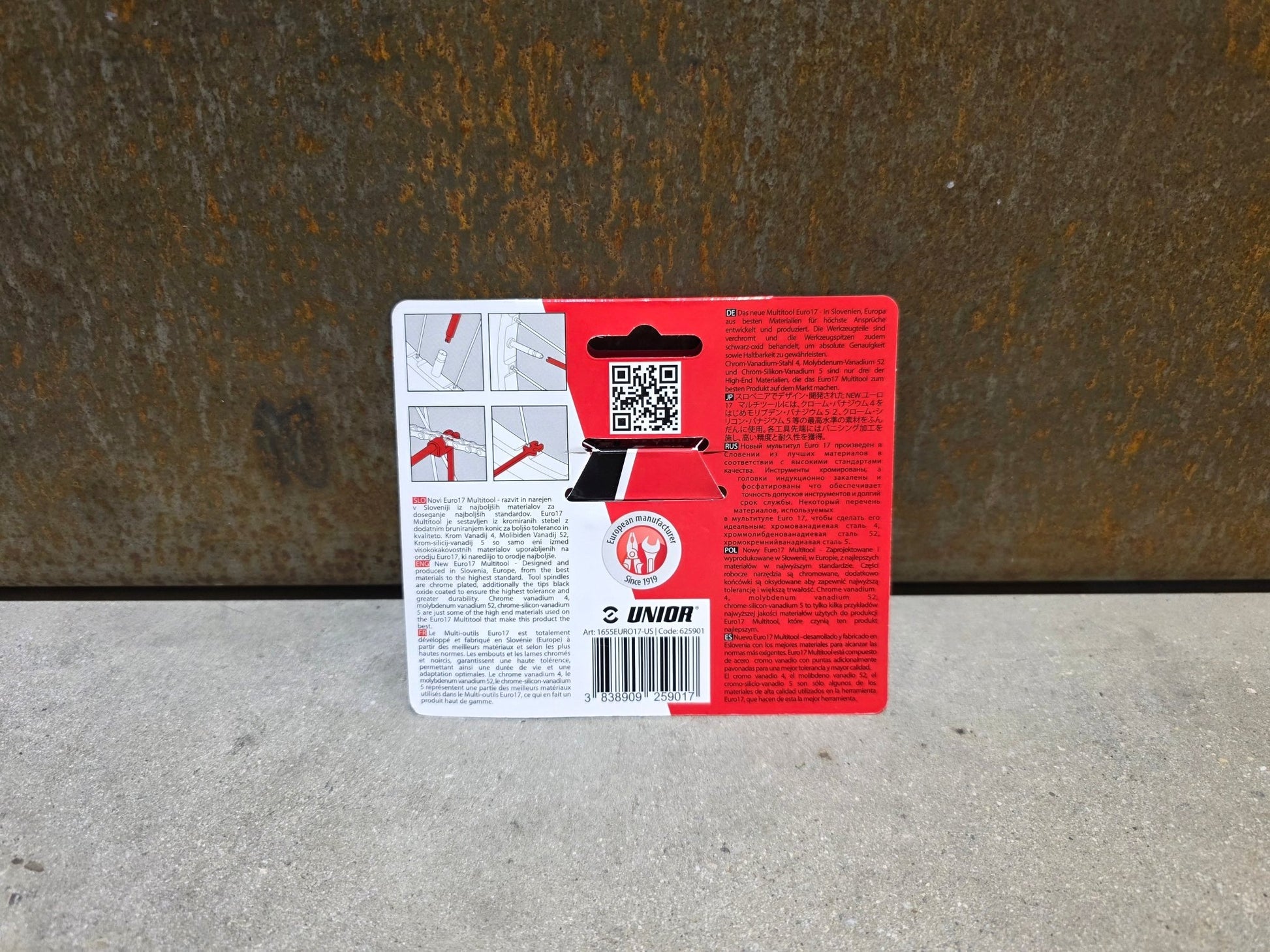 Luftpumpen & Werkzeug von Unior, UNIOR MULTITOOL EURO17 / MINIWERKZEUG vor USEDBIKES - OB.DE Hintergrund