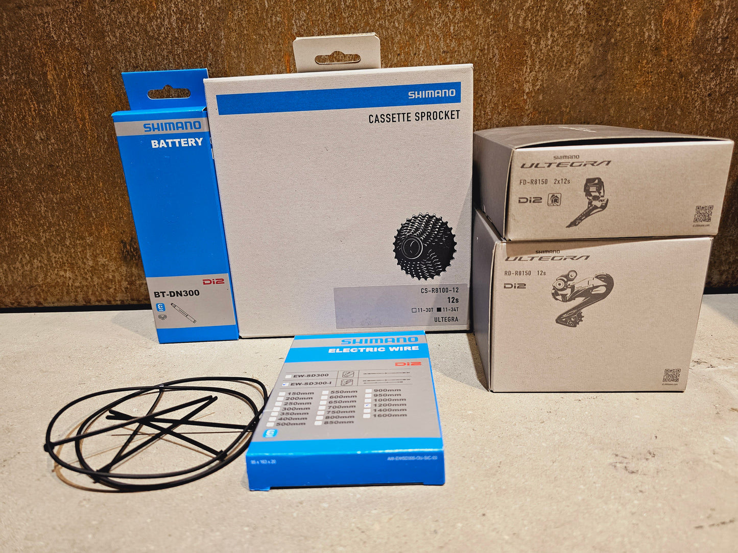SHIMANO ULTEGRA DI2 8170 SCHALTGRUPPE FD / RD / KASSETTE / SHIFTER / KURBEL 2 x 12 FACH