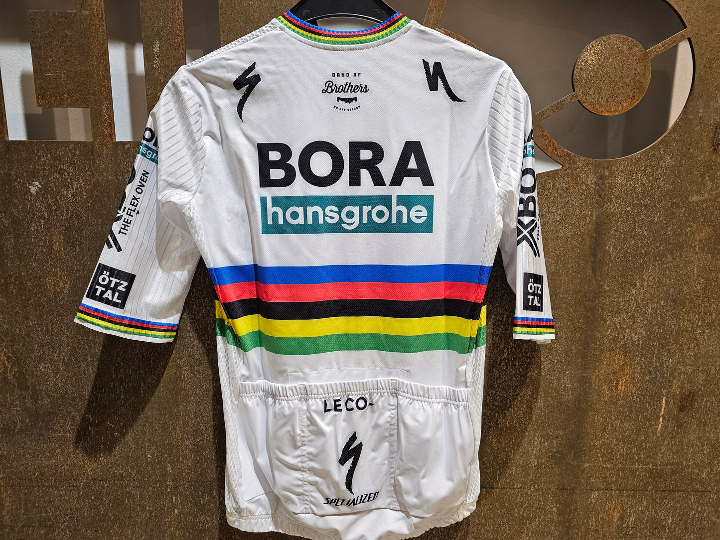 LE COL BORA HANSGROHE AIR JERSEY WELTMEISTER - KURZARM 2023