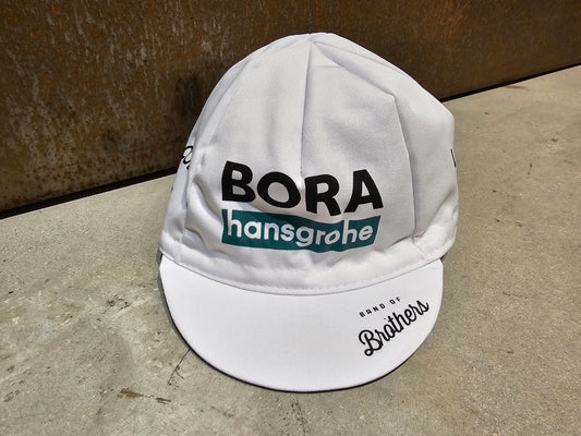 LE COL BORA HANSGROHE RACE CAP RACING HAT - WHITE CAP