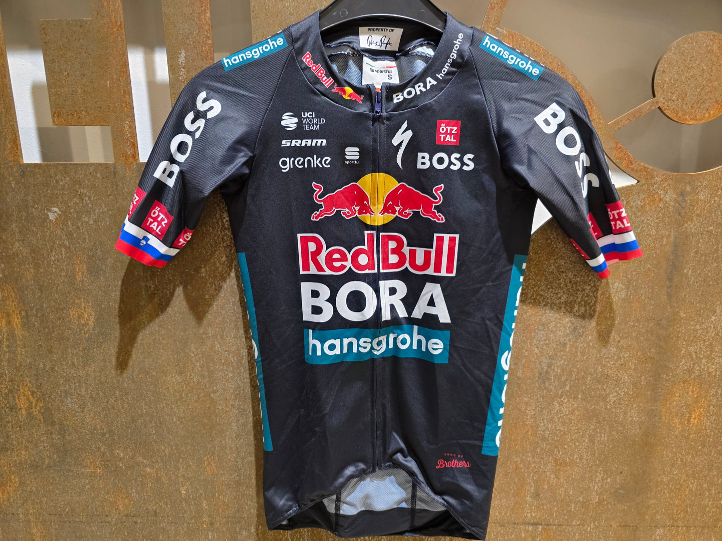SPORTFUL RED BULL - BORA HANSGROHE BOMBER JERSEY / KURZARM TRIKOT ROGLIC