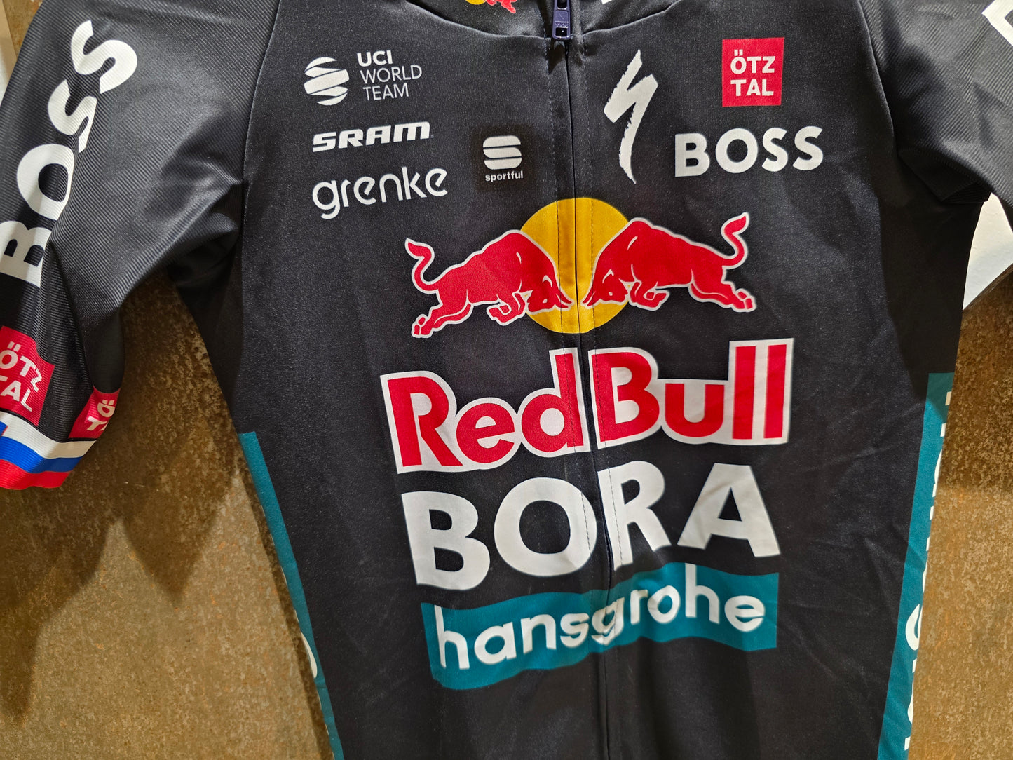 SPORTFUL RED BULL - BORA HANSGROHE BOMBER JERSEY / KURZARM TRIKOT ROGLIC