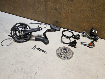 SHIMANO GRX RX400 SCHALTGRUPPE FD / RD / KURBEL / KASSETTE / SHIFTER 2 X 10 FACH