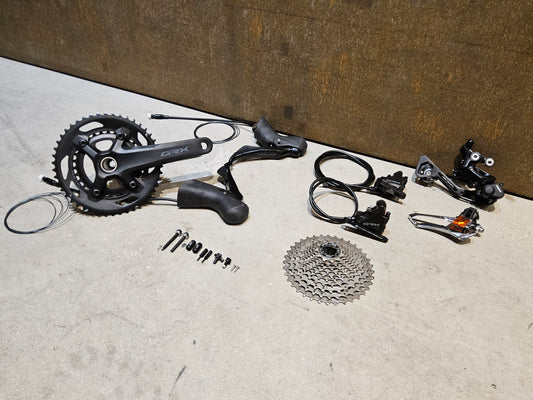 SHIMANO GRX RX400 SCHALTGRUPPE FD / RD / KURBEL / KASSETTE / SHIFTER 2 X 10 FACH