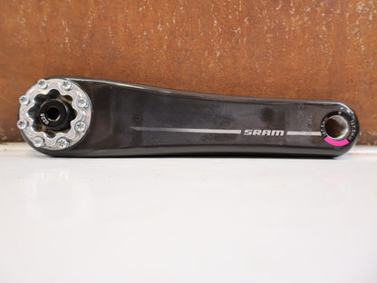 Kurbel von 4iiii, 4iiii Precision 3 SRAM RED Powermeter DUB SL 167.5mm vor USEDBIKES-OB.DE Hintergrund