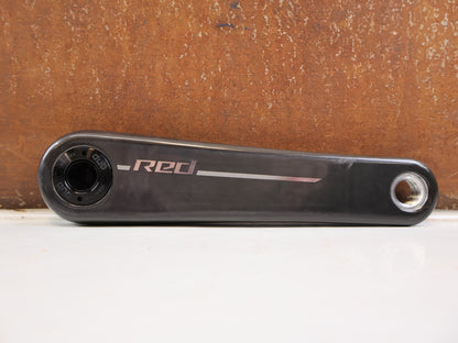 Kurbel von 4iiii, 4iiii Precision 3 SRAM RED Powermeter DUB SL 167.5mm vor USEDBIKES-OB.DE Hintergrund