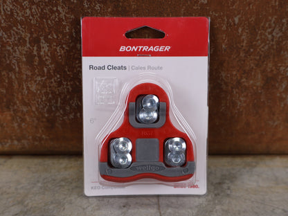 BONTRAGER 6° CLEATSET / KÉO® COMPATIBLE – 3-SCREW PEDAL PLATES – RED 