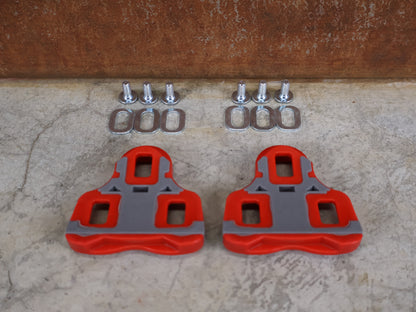 BONTRAGER 6° CLEATSET / KÉO® COMPATIBLE – 3-SCREW PEDAL PLATES – RED 
