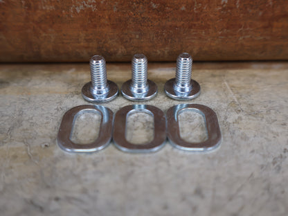 BONTRAGER 6° CLEATSET / KÉO® COMPATIBLE – 3-SCREW PEDAL PLATES – RED 