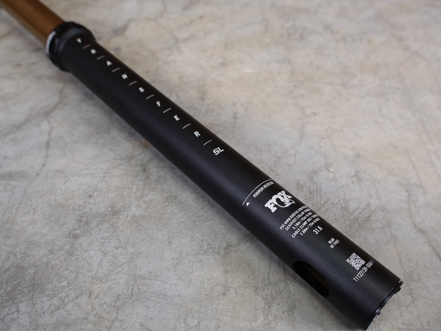 FOX TRANSFER SL FACTORY – 31.6 MM – 125 MM – INTERNAL – KASHIMA