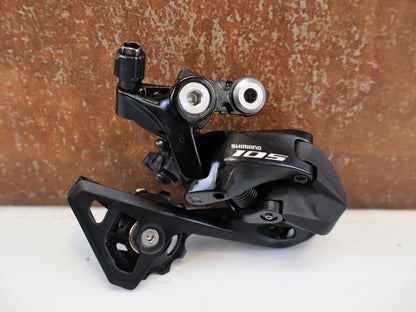 SHIMANO 105 SCHALTWERK RD-R7000-SS / 2X11-FACH / KURZ BIS 30Z / SCHWARZ