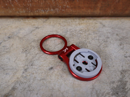 K-EDGE WAHOO RACE STEM MOUNT MIT TOP CAP – ROT – 1-1/8" – EINSTELLBAR