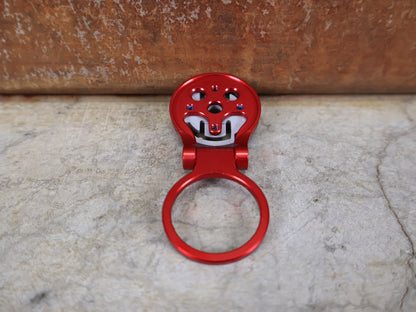 K-EDGE WAHOO RACE STEM MOUNT MIT TOP CAP – ROT – 1-1/8" – EINSTELLBAR