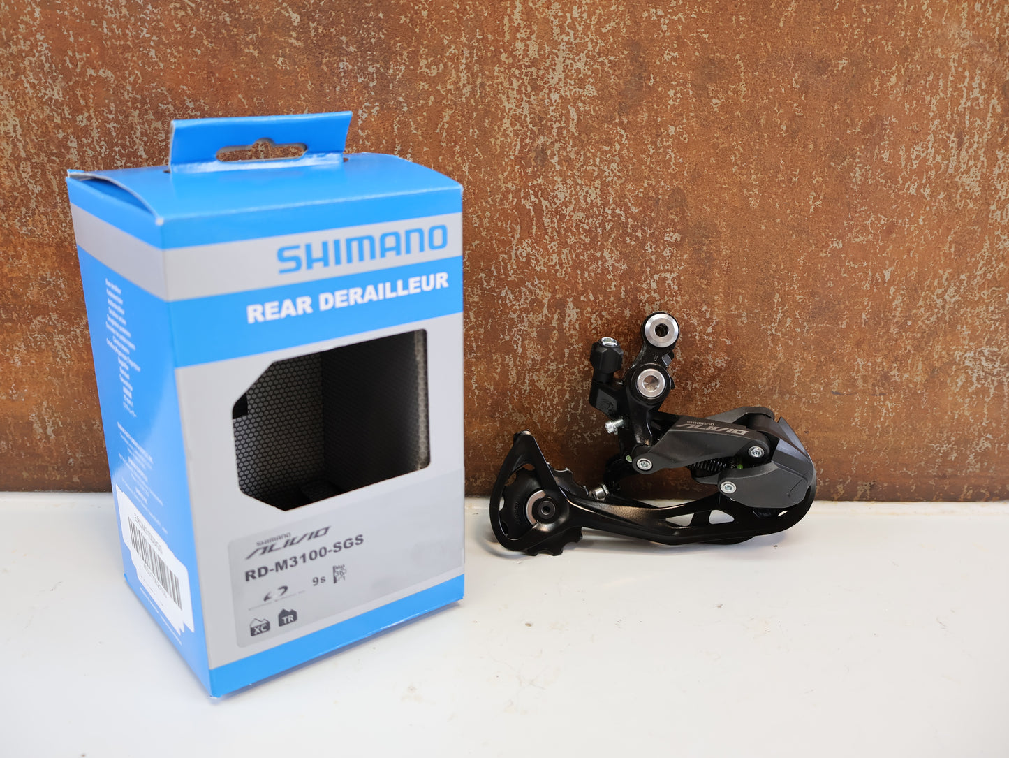 SHIMANO ALIVIO SCHALTWERK RD-M3100-SGS / 9-FACH / SHADOW DESIGN