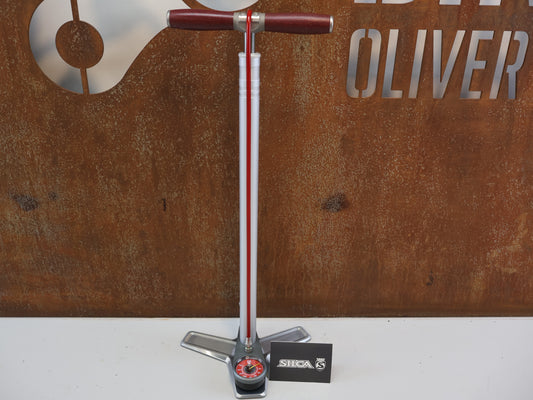 SILCA SUPERPISTA ULTIMATE HIRO / FAHRRADPUMPE / STANDPUMPE / SILBER / 11 BAR