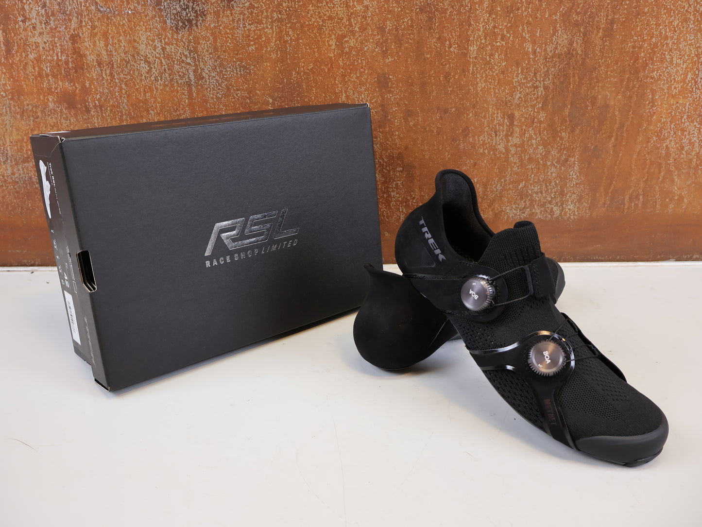 TREK RSL KNIT RENNRADSCHUHE BLACK GREY BOA OCLV