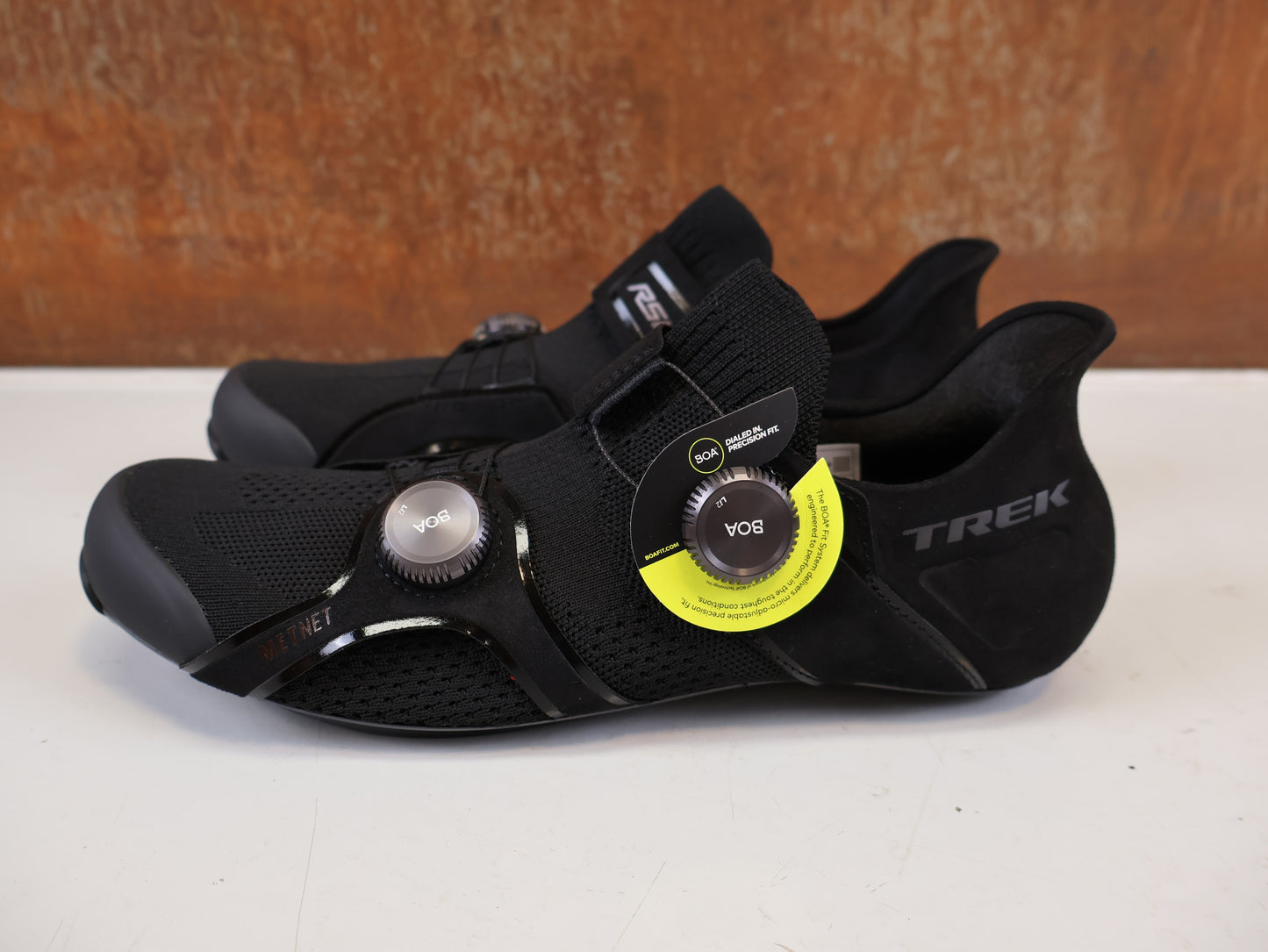 TREK RSL KNIT RENNRADSCHUHE BLACK GREY BOA OCLV
