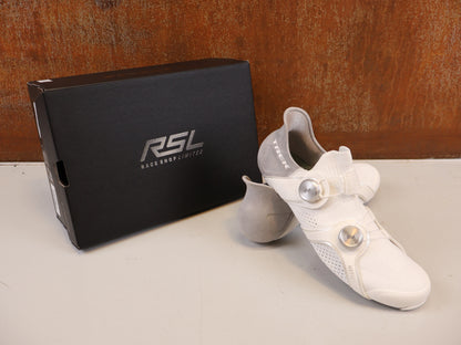 TREK RSL KNIT RENNRADSCHUHE WHITE SILVER BOA OCLV