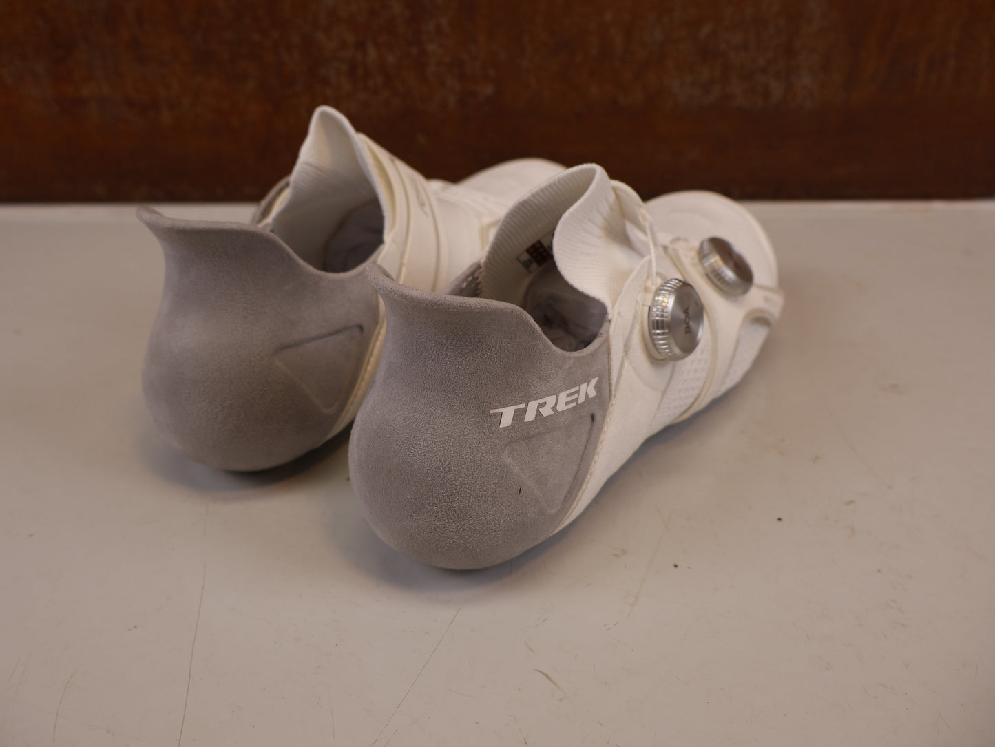 TREK RSL KNIT RENNRADSCHUHE WHITE SILVER BOA OCLV