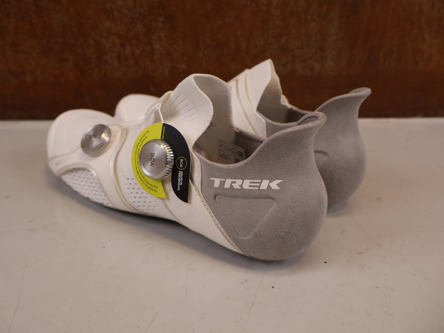 TREK RSL KNIT RENNRADSCHUHE WHITE SILVER BOA OCLV